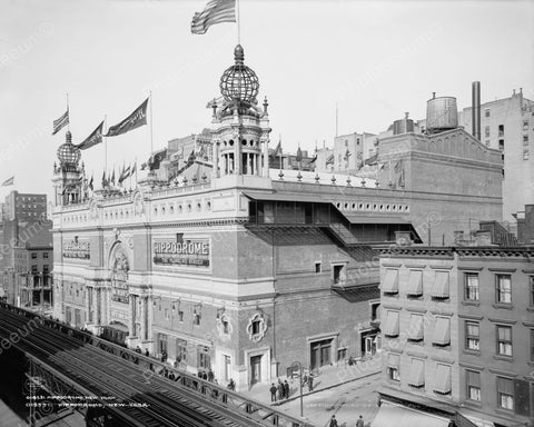 Hippodrome 1905 Vintage 8x10 Reprint Of Old Photo - Photoseeum