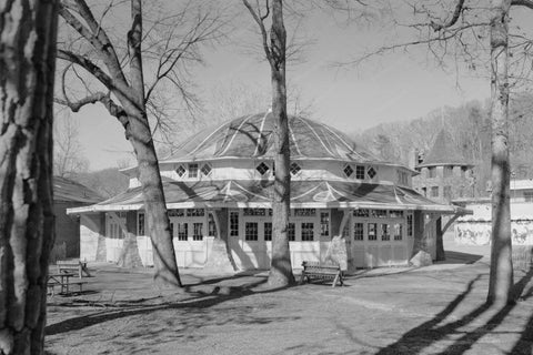 Glen Echo Dentzel Carousel 1920s building 4x6 Reprint Of Old Photo - Photoseeum