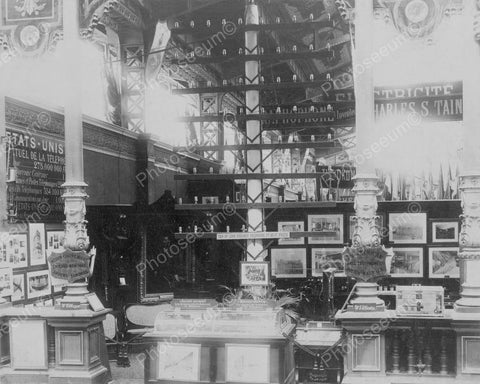 Interior Of Telephone Store 8x10 Reprint Of Old Photo - Photoseeum