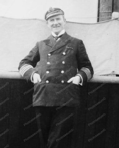 Arthur Henry Rostron Captain Of Carpathi 8x10 Reprint Of Old Photo - Photoseeum
