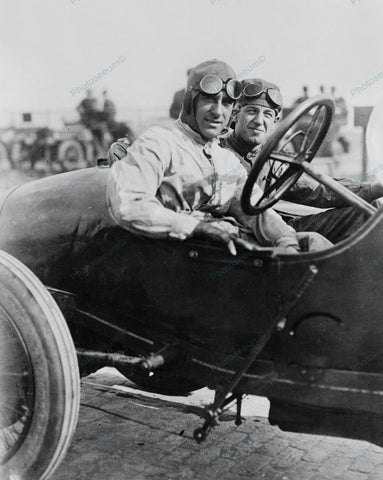 Auto Car Racers 1916 Vintage 8x10 Reprint Of Old Photo - Photoseeum