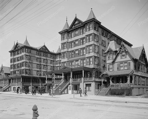 Grand Atlantic Hotel Atlantic City1910 Vintage 8x10 Reprint Of Old Photo - Photoseeum