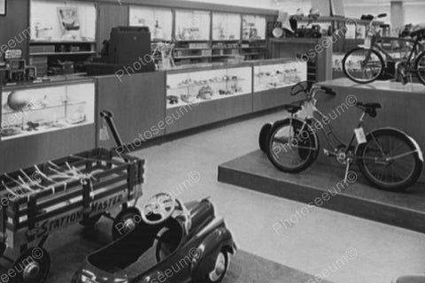 Dept Store With Pedal Car, Wagon, Bicycle 4x6 Reprint Of Old Photo - Photoseeum