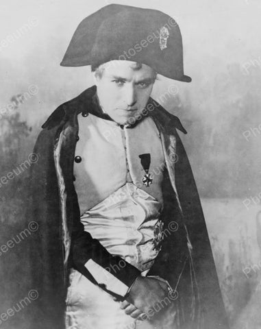 Charlie Chaplin As Napoleon Bonaparte 1935 Vintage 8x10 Reprint Of Old Photo - Photoseeum