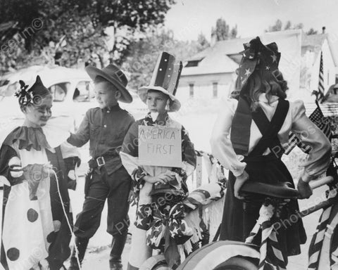 Children In American Costume Viintage 8x10 Reprint Of Old Photo - Photoseeum