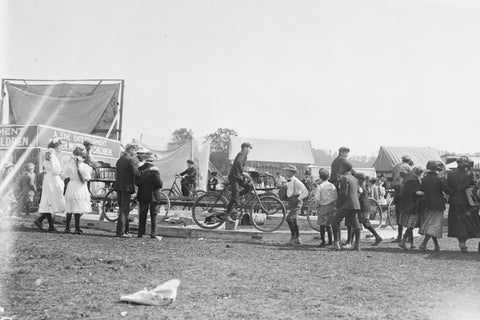 Westchester Bicycle Merry Go Round 1900s 4x6 Reprint Of Old Photo - Photoseeum